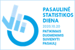 Švenčiame Pasaulinę statistikos dieną