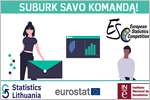Kaunas team was the best in the second stage of the European Statistics Competition